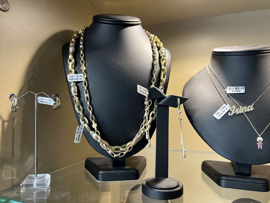 Royal: AUR 14K Inel/Bratara/Cercei/Lant/ de la 369 lei/g bijuterii