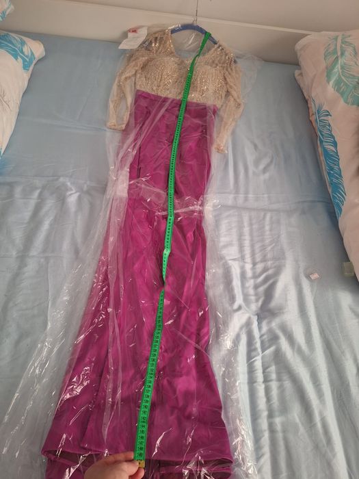 Rochita mov eleganta