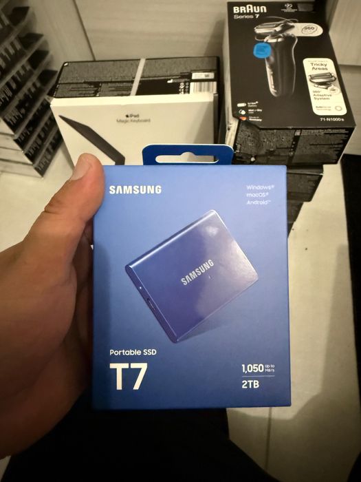 SSD extern Samsung T7,2Tb,sigilat
