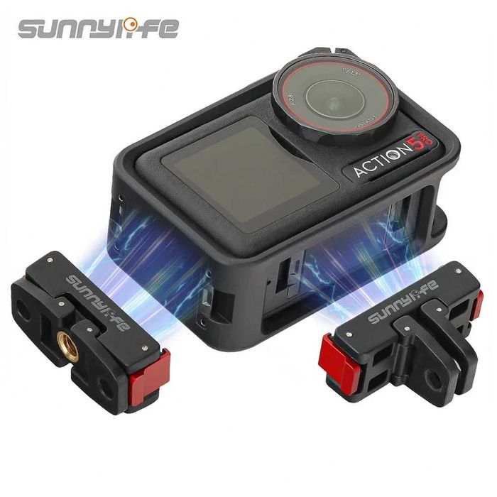 Adaptor quick release magnetic camere actiune DJI Osmo 3 4 5 Pro