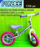 Bicicleta FUNBEE Pentru Copii 2-4 Ani NOUĂ IDEE CADOU - 170 Lei