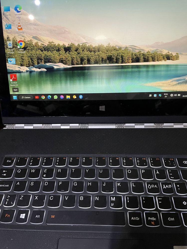 Yoga 3 pro dezmembrez chip ars încărcare rest perfect funcțional