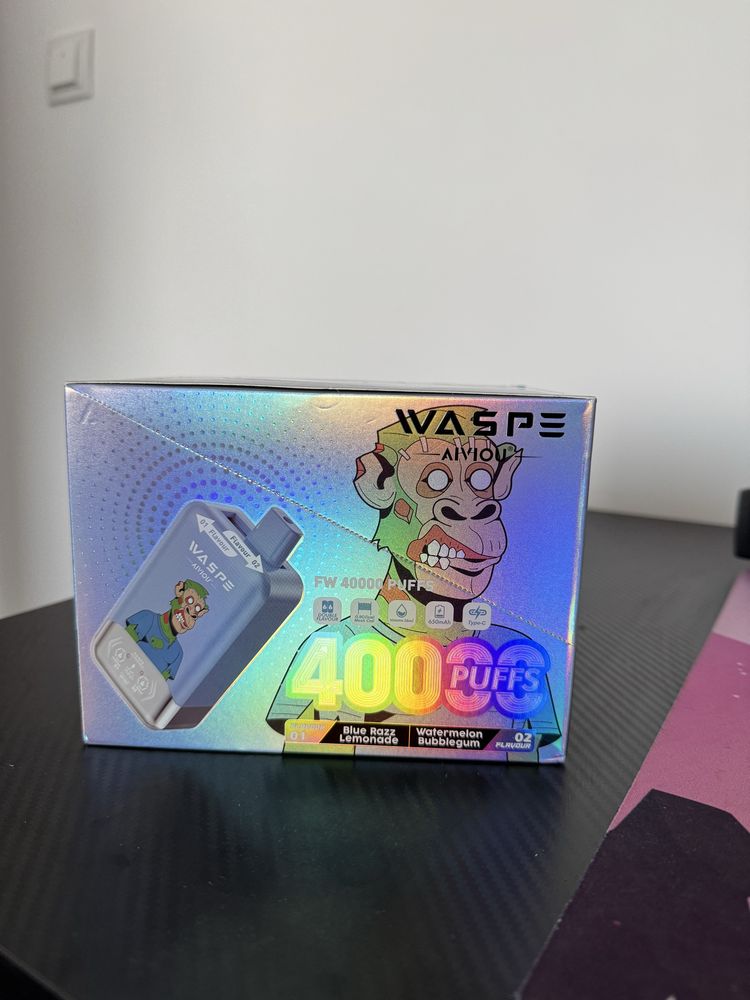 Vape 40,000 arome duble reincarcabil