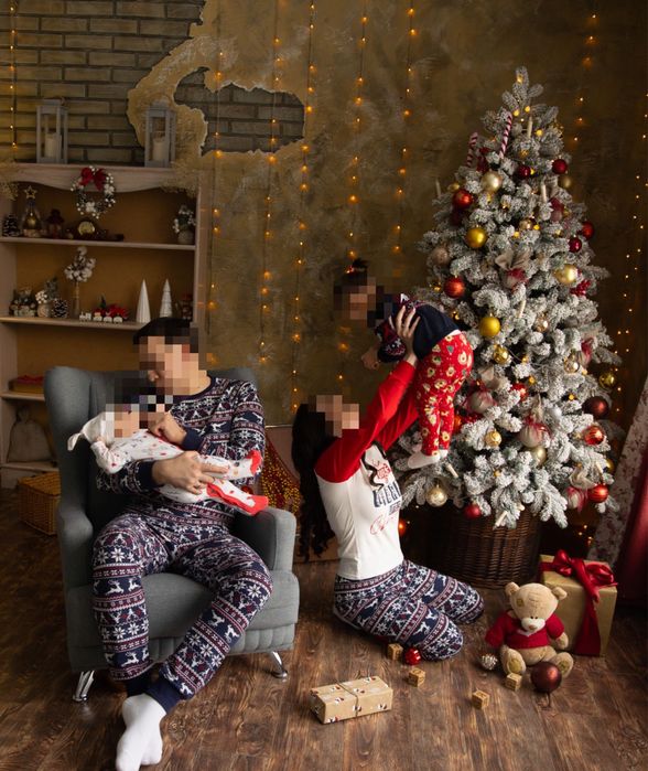 Family look новогодний семейный образ