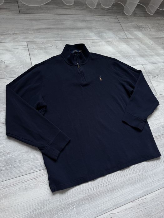 Мъжко! Чисто нова оригинална блуза с цип Polo Ralph Lauren Estate-Rib