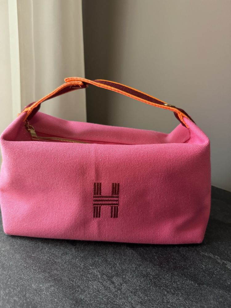 Hermes чанта розова нова