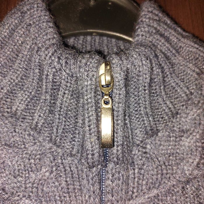 Pulover gros cu fermoar