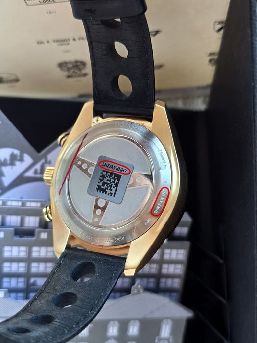 Tissot PRS 516 Chronograph gold 42mm, ETA G10.212 ultima poză