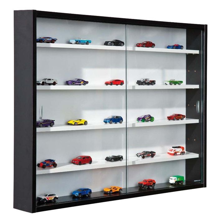 Колекционерска витрина в черен цвят