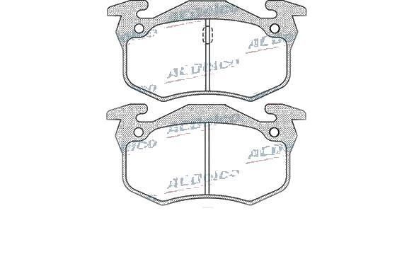 Placute frana spate Renault 21, Laguna 1, Safrane, Originale 7701203969