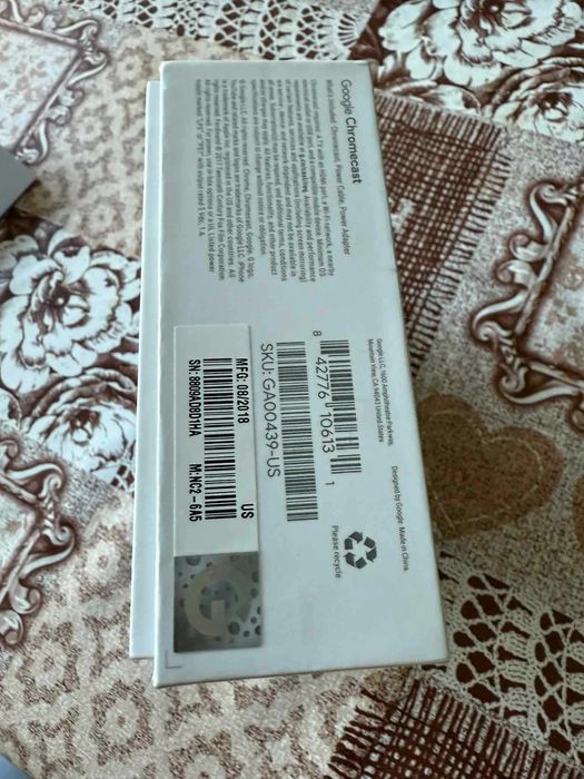 Media Player Google Chromecast 3 TV