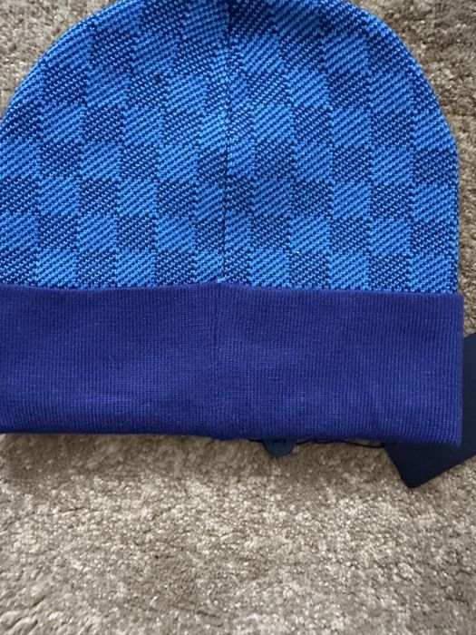 Beanie LV albastru