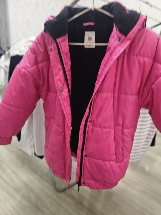 Куртка для девочек,  128см, button blue