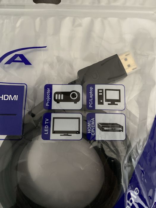 DisplayPort към HDMI кабел 1.8м