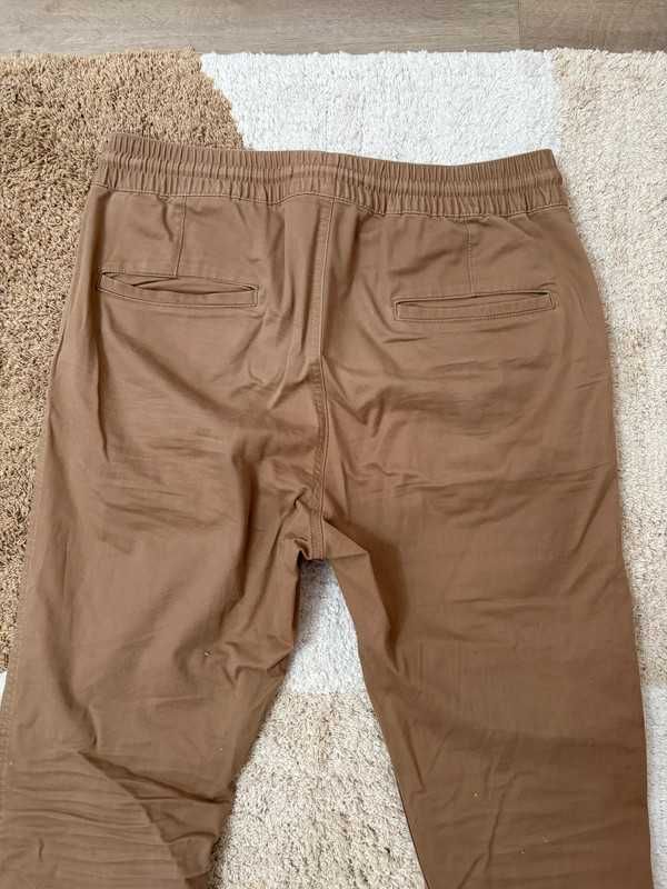 Pantaloni Maro Simpli Barbati H&M Marimea S(EUR38) Slim Fit cu elastic