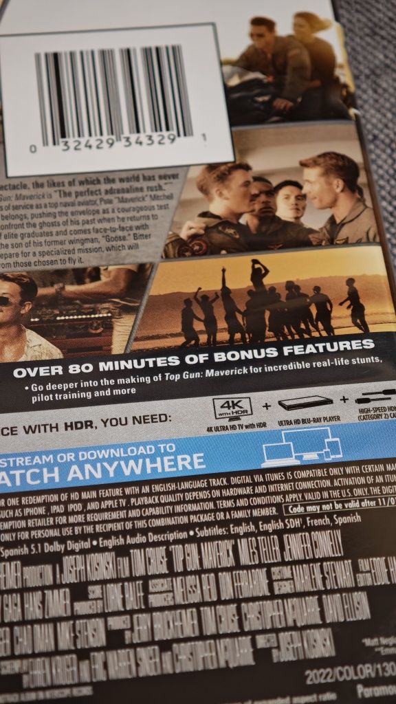 Top Gun Maverick Bluray 4K