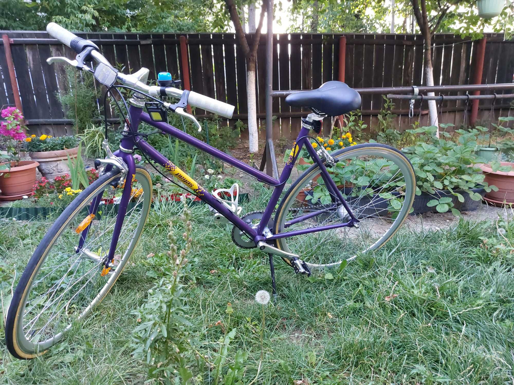 Pachet biciclete pegas - Dama si copil - City Clasic Mov si Drumet 20