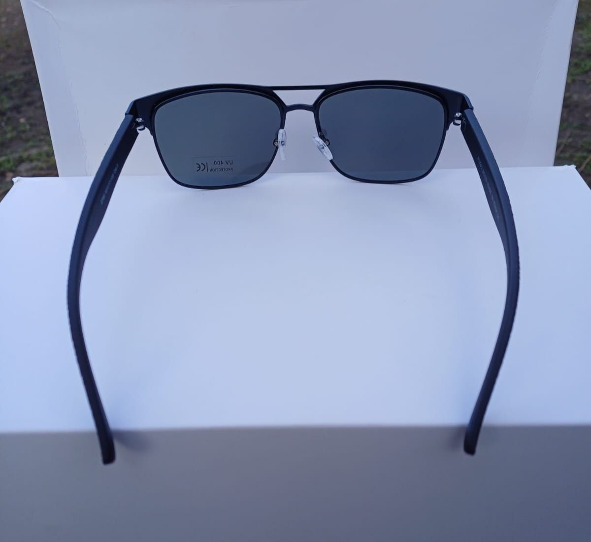 Ochelari de soare Hugo boss negru metal