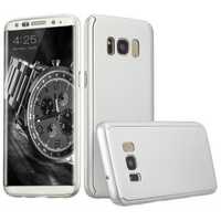 Husa Samsung Galaxy S9 Plus, FullBody 360 ,Argintiu +Folie de gratis