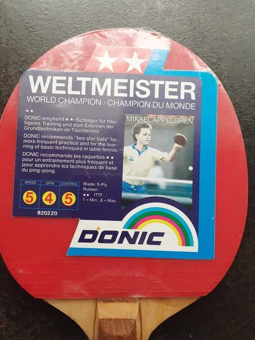 Vând paletă pentru tenis de masă marca Donic