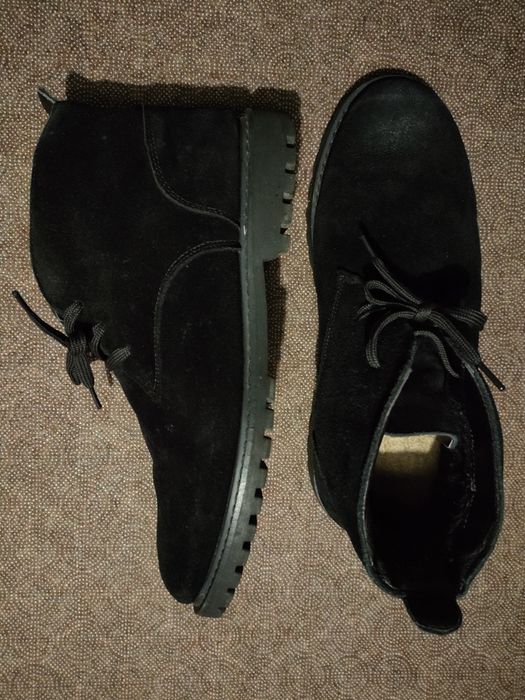 Зимняя обувь натуральный замш