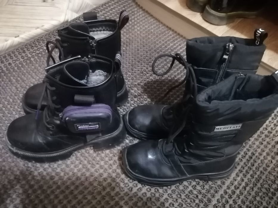 Сапоги зимнии теплые