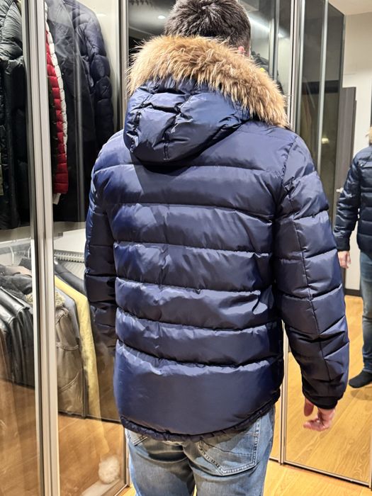 Geaca Gas cu umplutura din puf si guler de blana naturala