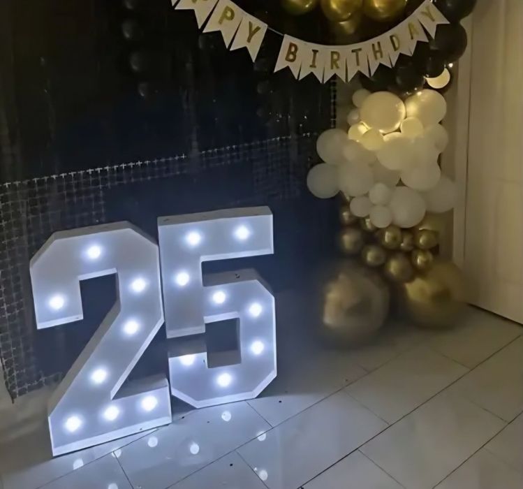 Продавам светещи цифри за повод