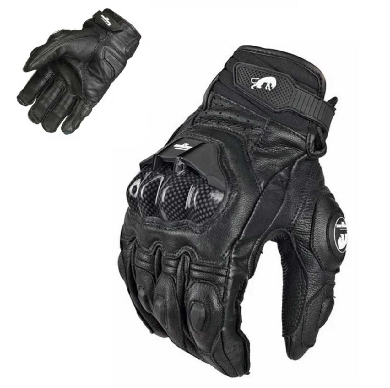 Мъжки/Дамски 4 сезонни мото ръкавици за мотор от телешка кожа