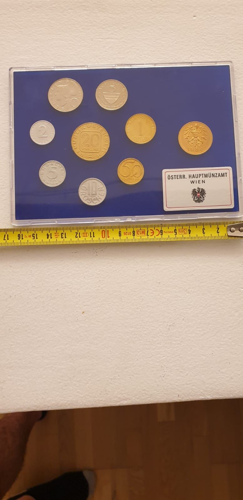 Set lot pachet aniversar vintage colectie monezi Austria 1984