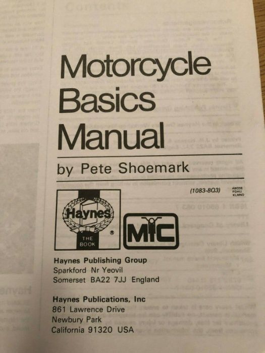 Manual moto Haynes intretinere reparatii electrice motociclete scutere