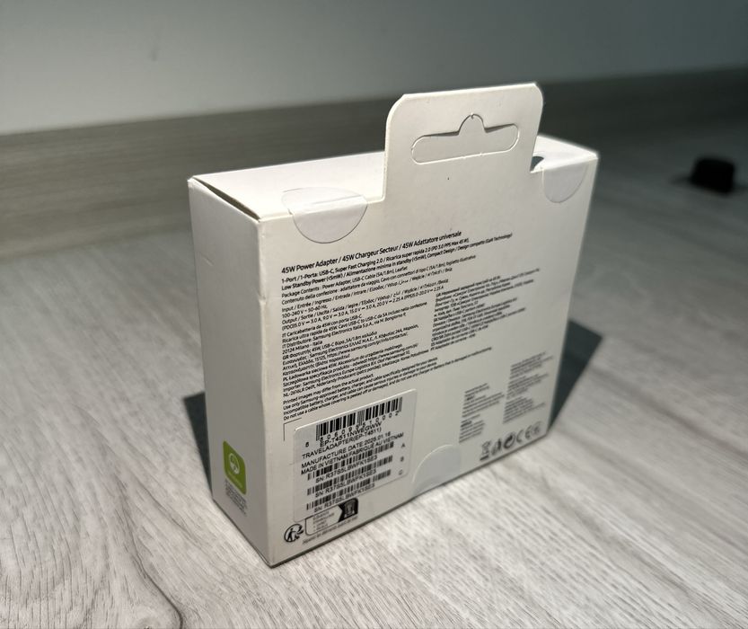 Incarcator Samsung 45W Super Fast Charging + Cablu Typc C-Type C 1.8m