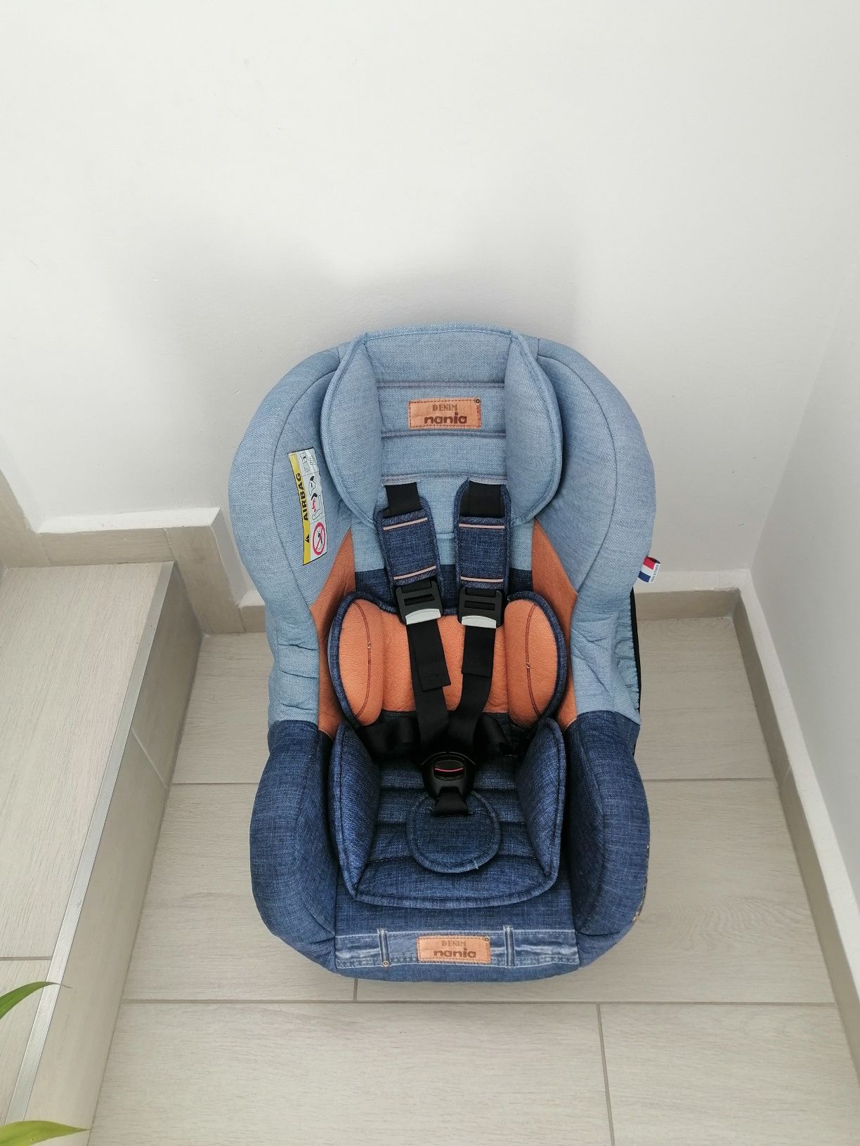 Scaun auto pentru copii Denim Nania, 0-18 kg