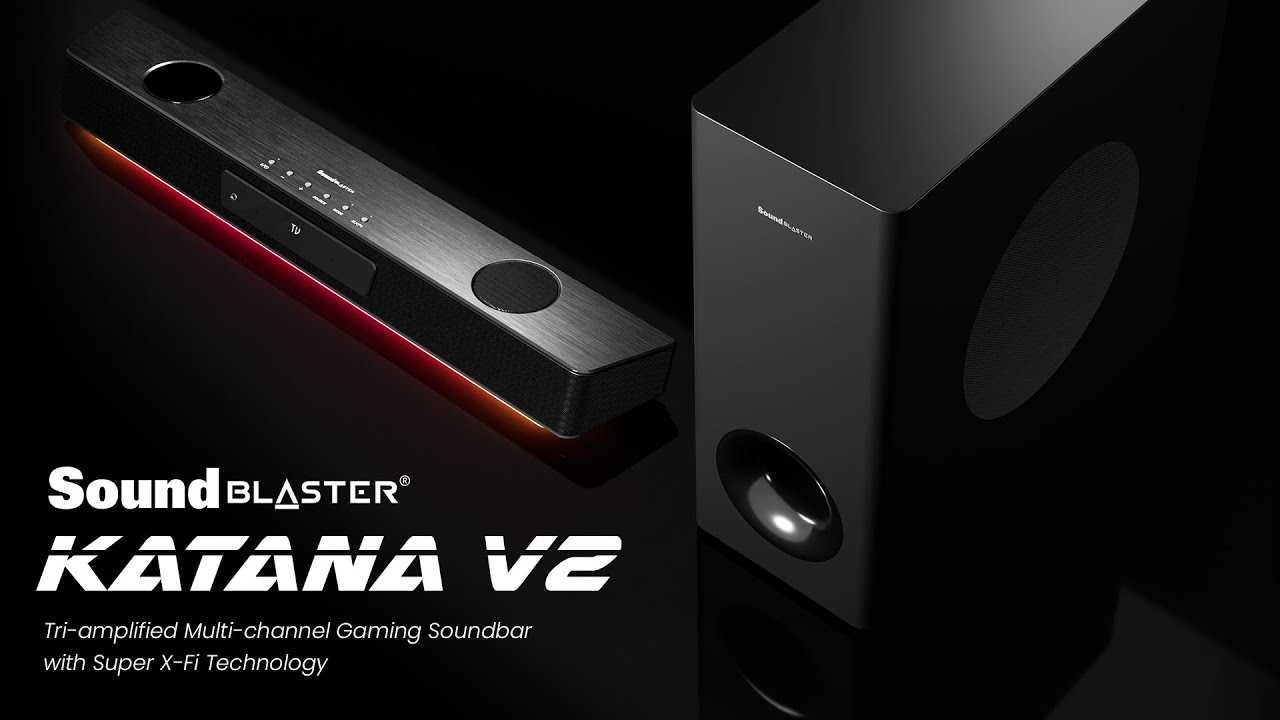 Soundbar Creative Sound BlasterX Katana V.2 + Гаранция