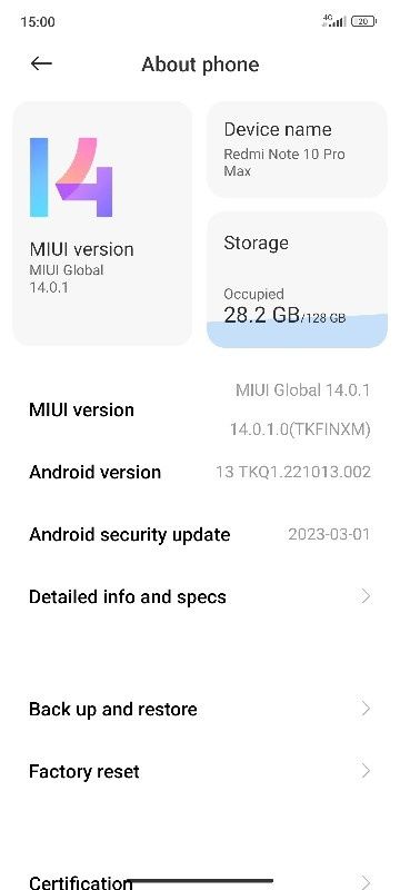 Redmi note 10 pro max
