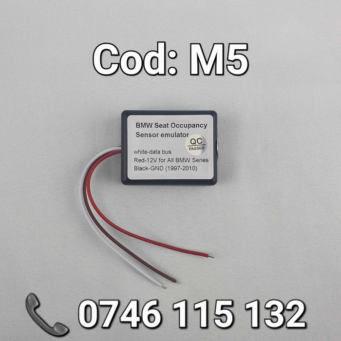 Modul Plasa Scaun Pasager BMW Cu 3 FIRE-E90-Anulator Eroare Airbag- M5