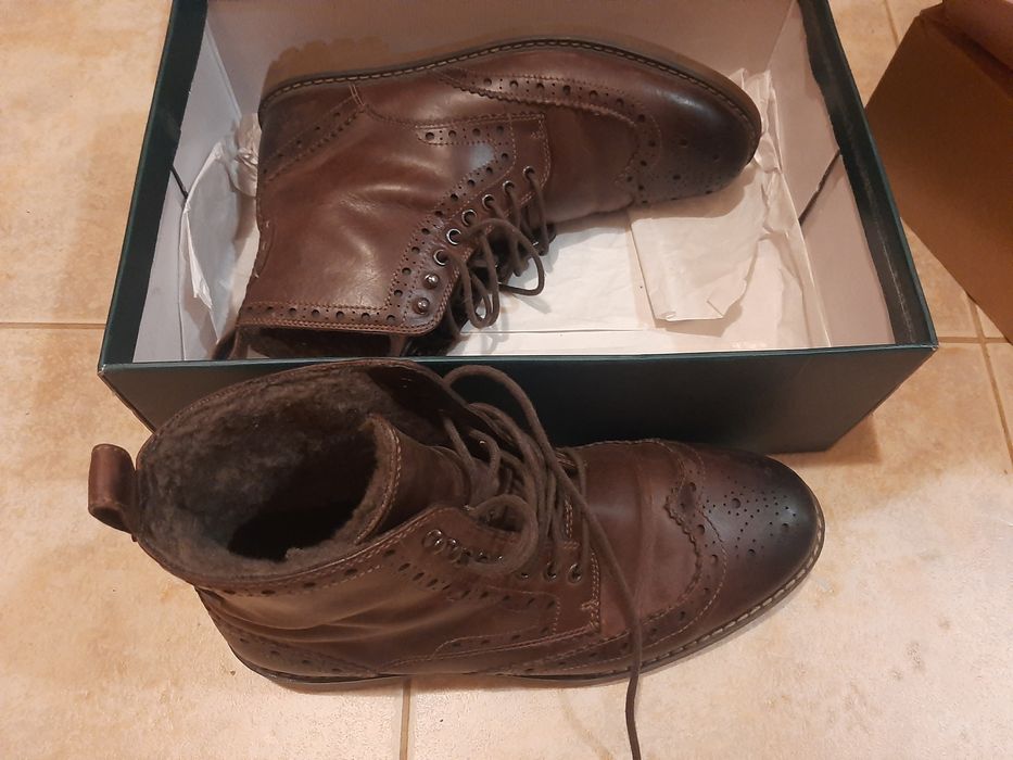 Мъжки Clarks-естествена кожа