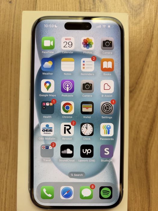 iPhone 15 Blue 128 gb с гаранция