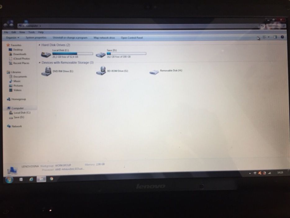 Laptop Lenovo IdeaPad G555