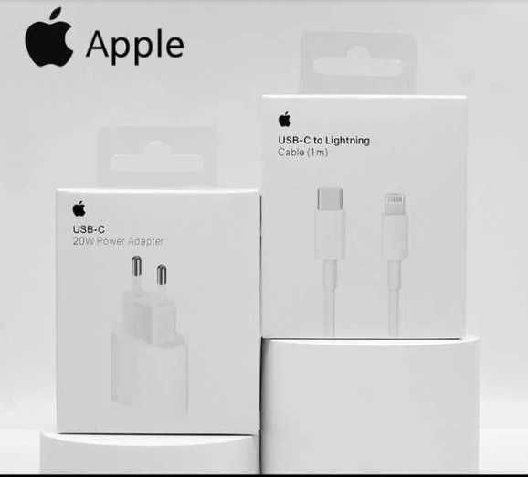 Incarcator iPhone 14 Pro, 14 Pro Max Adaptor+ Cablu Apple Original 20W
