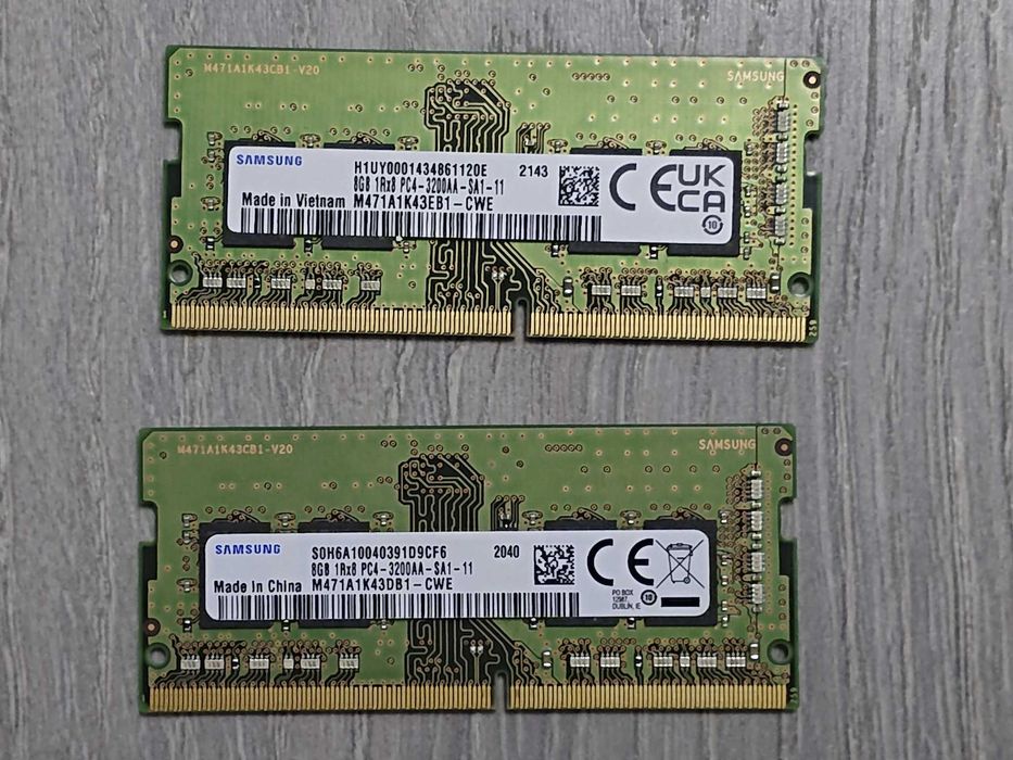 Memorie Samsung SODIMM Laptop DDR4 3200 CL11 16GB (2 x 8GB)