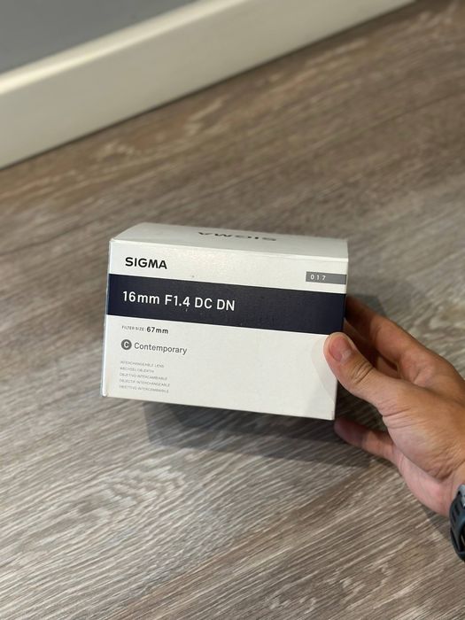 Sigma 16mm f1.4 dc dn Sony e mount