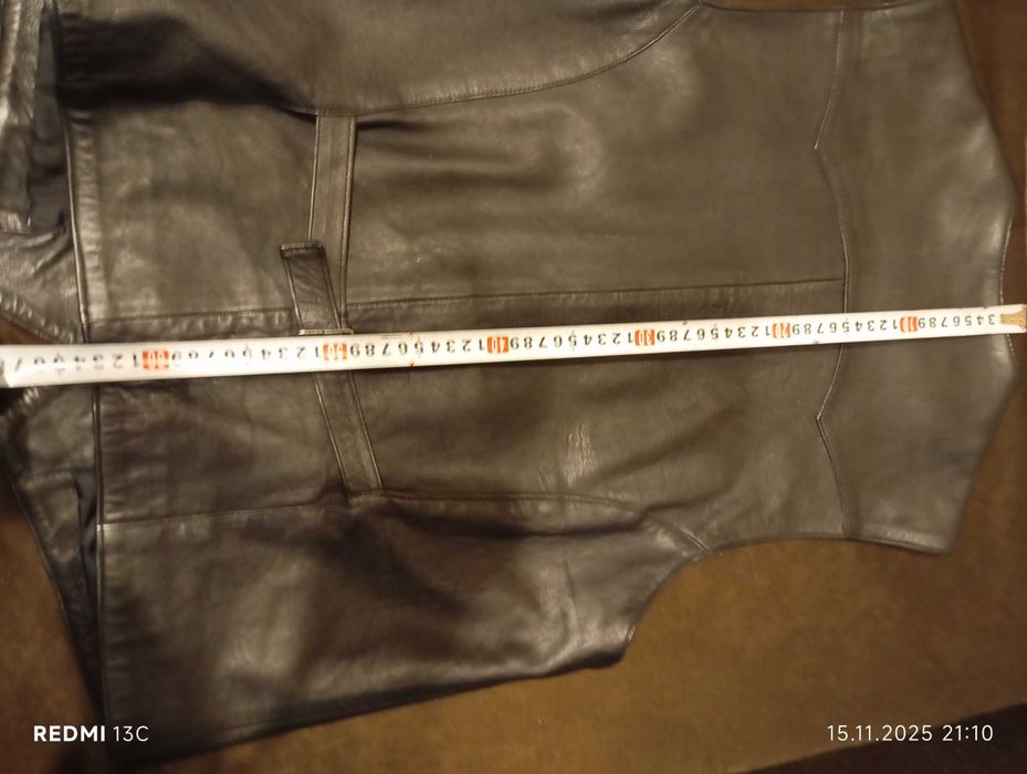 Елек от естествена кожа размер 50