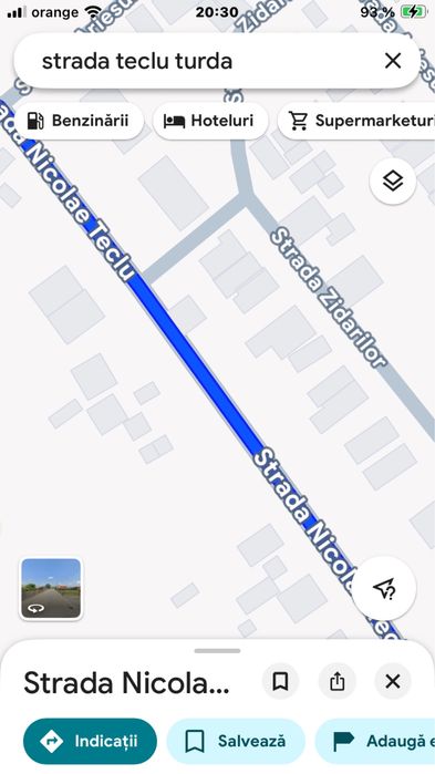 Vand teren intravilan, 840 mp, strada Teclu, zona varianta Turda,