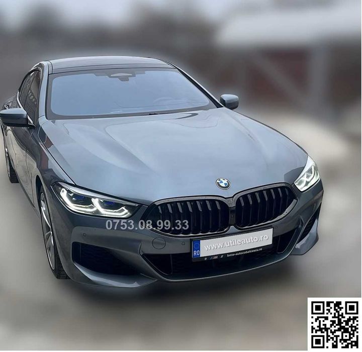 Grila Fata Motor BMW Seria 8 G14 G15 G16 Neagra Shadow-Line ICAM