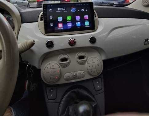 Navigatie Android Carplay Fiat 500 WiFi Internet Waze YouTube