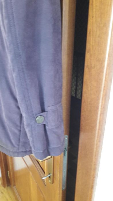 Haina de toamna din matase mov