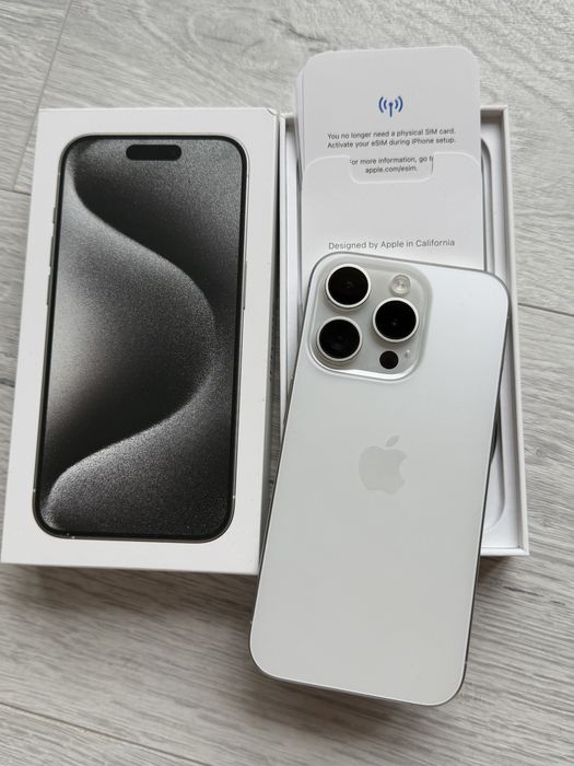 iphone 15 pro WHITE TITANIUM 512 GB