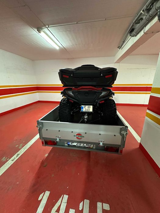 Vand ATV CFMOTO 625 + remorca STEMA basculabila noua