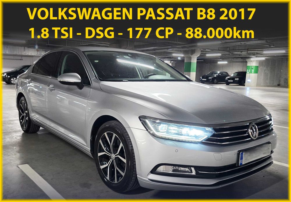 Volkswagen Passat 2017, 1.8 TSI 177 CP, DSG, Sedan, Navi PRO, ACC, LED